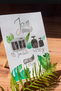 Geburtsposter - handgemalt Aquarell