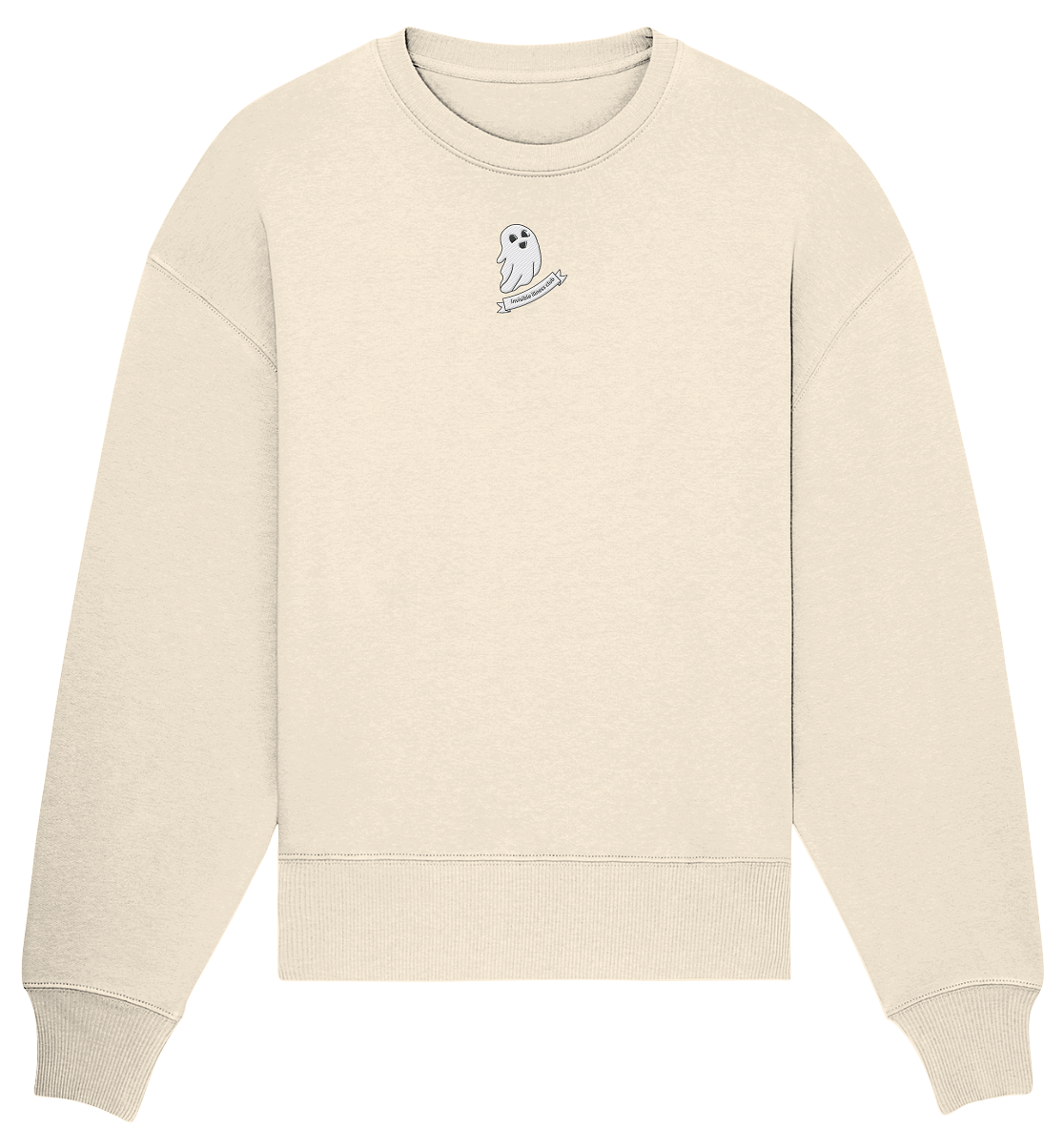 Invisible Illness club - Organic Oversize Sweatshirt (Stick)